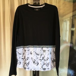 Men’s Distortion Black & White Shirt - NWT